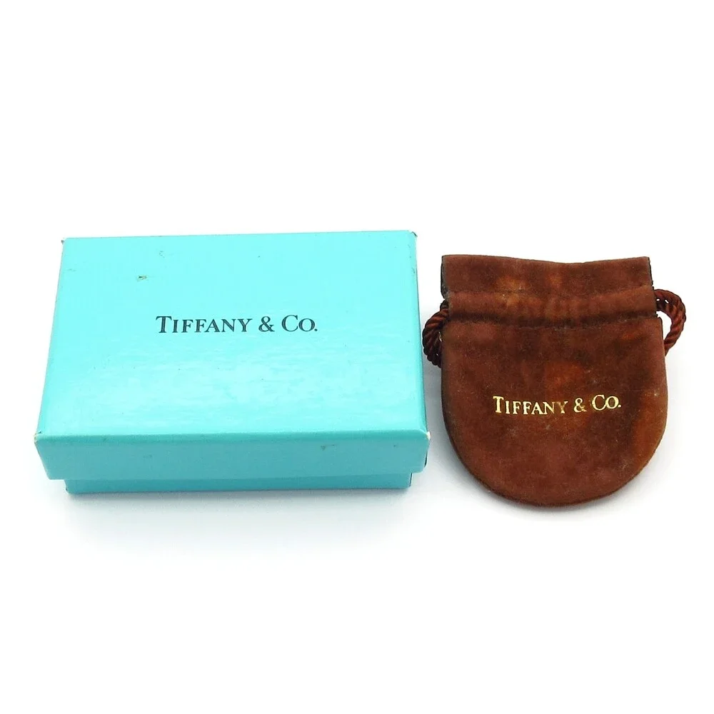 Tiffany & Co. Dot's Cross Necklace 18K Yellow Gold Diamond